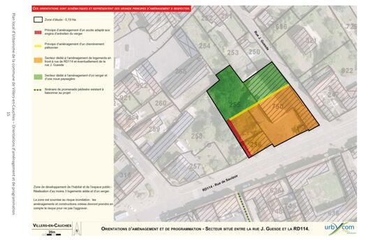 Schéma d'aménagement site de la Louvière