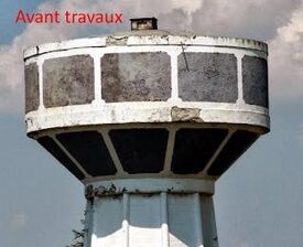 Château d'eau avant rénovation