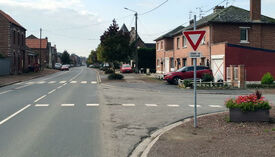 Cédez-le-passage rue Joliot-Curie